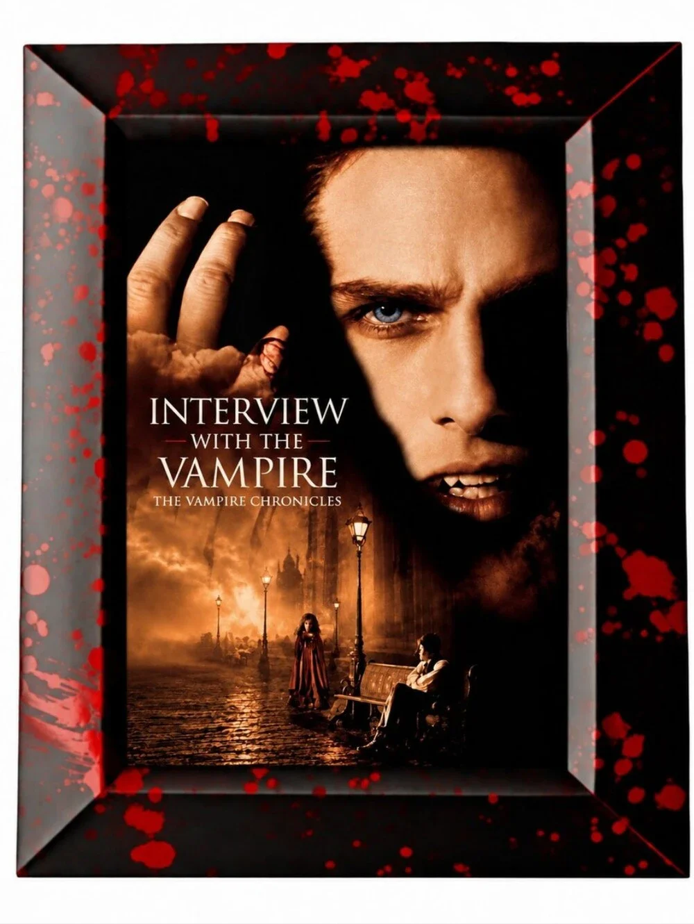 Interview With A Vampire Vintage Horror Retro 90s Vampires Framed Photo Print